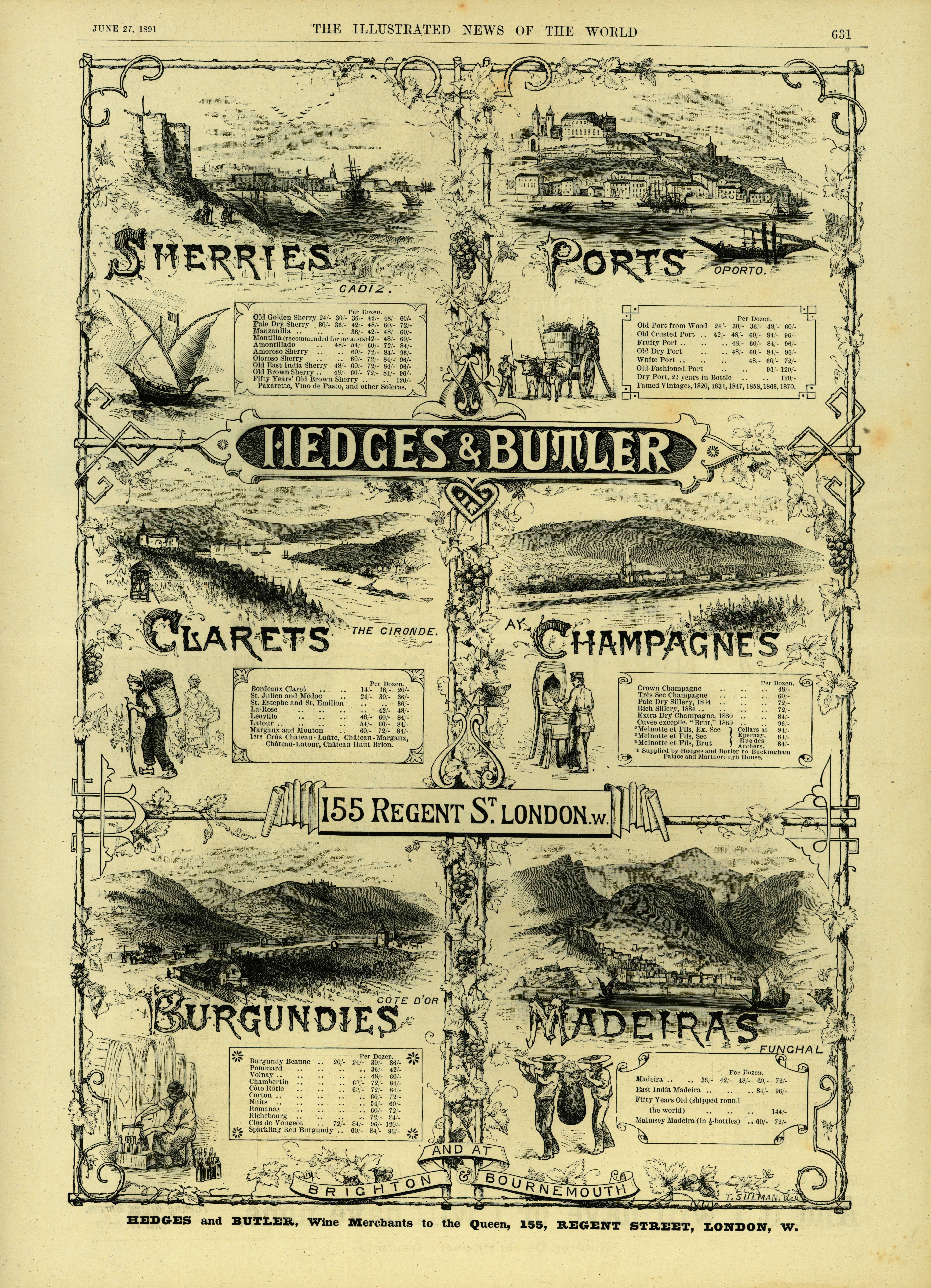 Hedges & Butler Advertisement